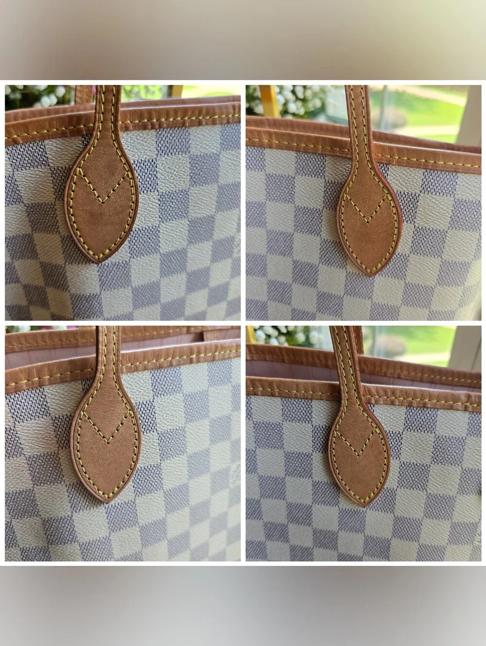 Louis Vuitton Neverfull MM — Damier Azur (2020)